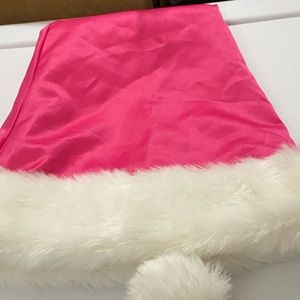 Victoria’s Secret pink Santa hat